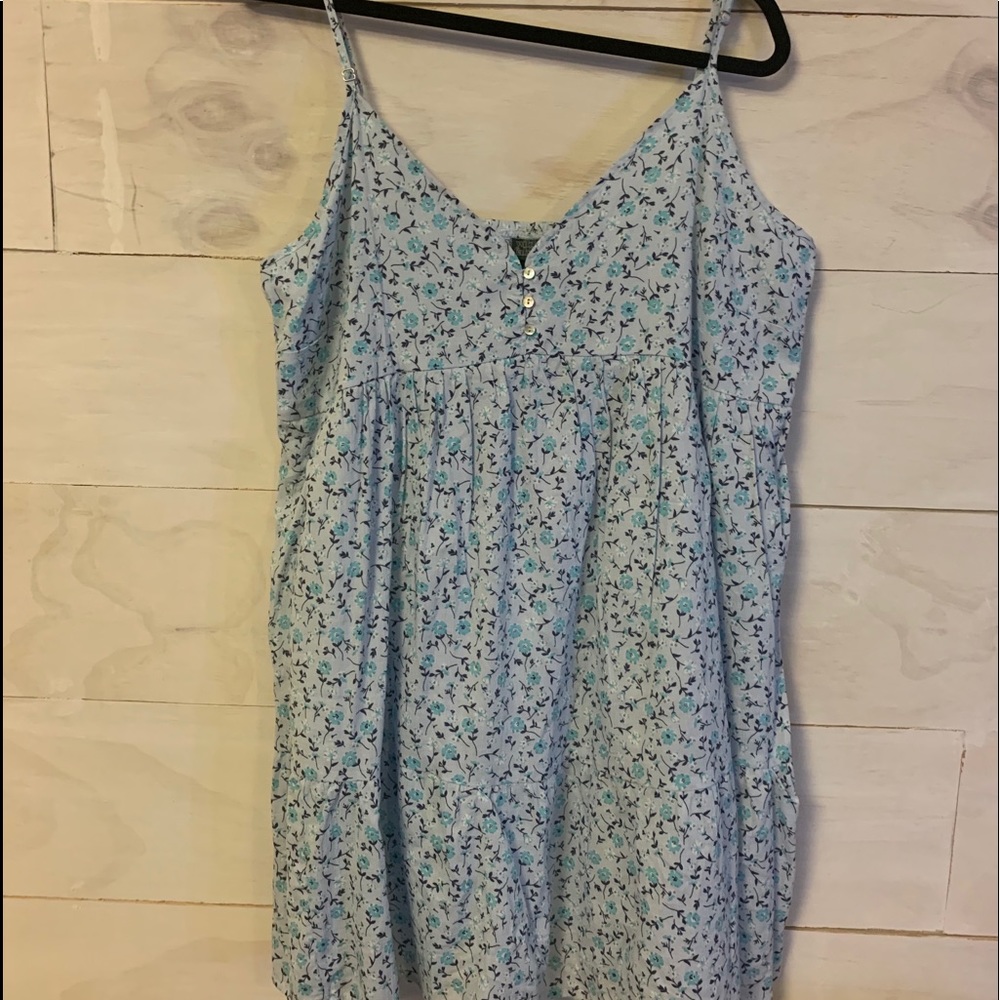Light blue tank dress